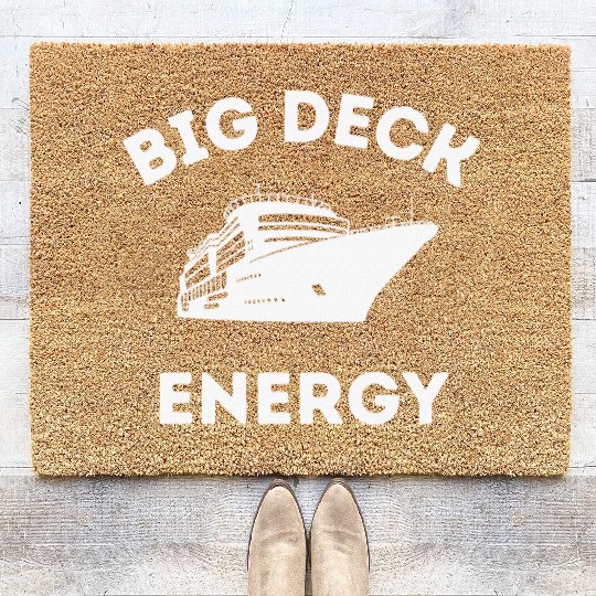 Cruise Ship Big Deck energy Coir Doormats