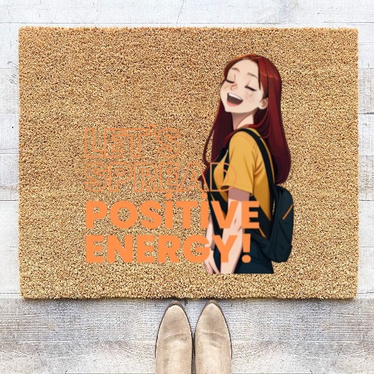 Let's spread positive energy! Coir Doormats