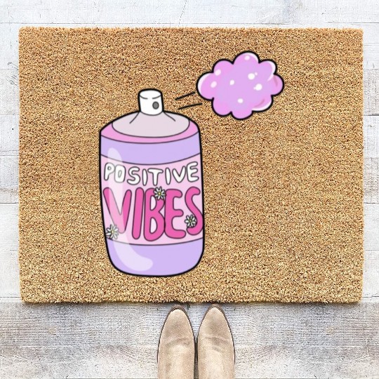 stay positive,stay cool Coir Doormats