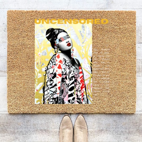 Tokyo Street Canvas Coir Doormats