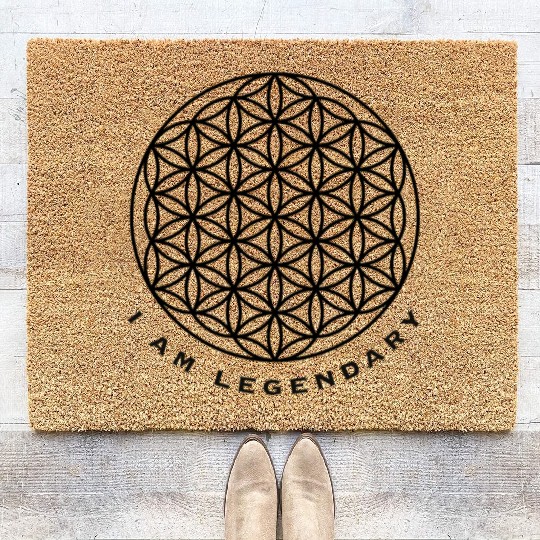 I Am Legendary Affirmation Apparel Coir Doormats