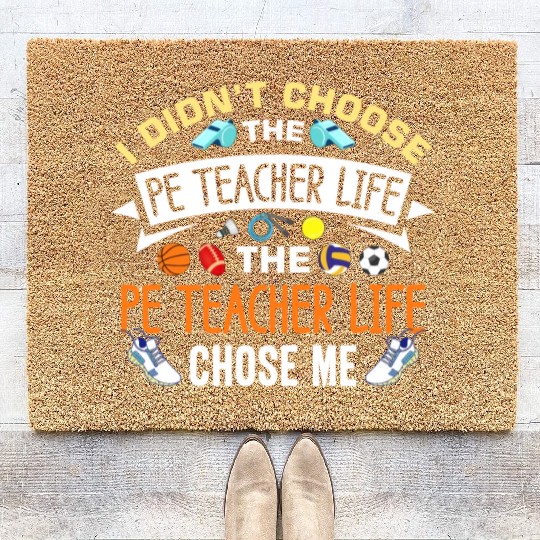 Inspiring Physical Education Teacher Design for PE Coir Doormats