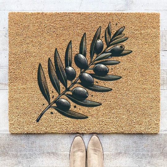 An olive Branch Coir Doormats