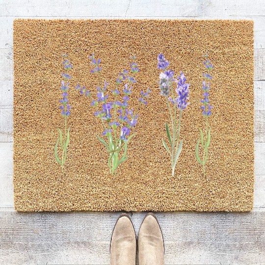lilac beauty Coir Doormats