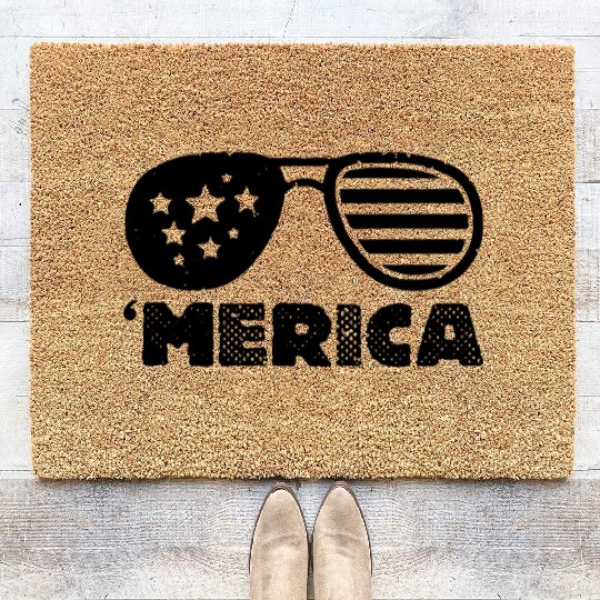 USA vintage merica Coir Doormats