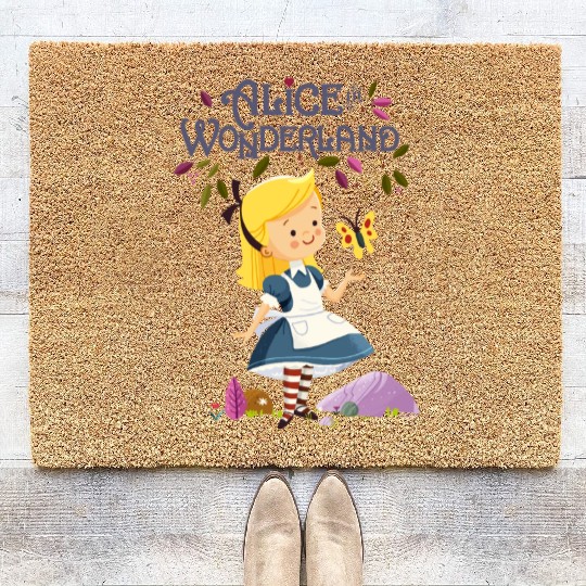 Alice in Wonderland Coir Doormats