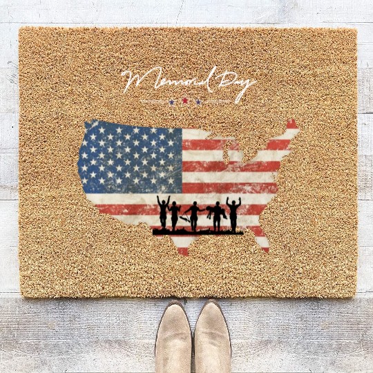 Memorial Day Coir Doormats