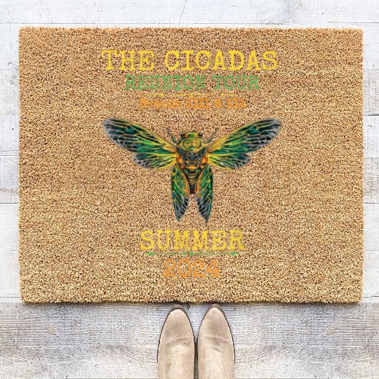 Great-Cicada-2024-Invasion- Coir Doormats