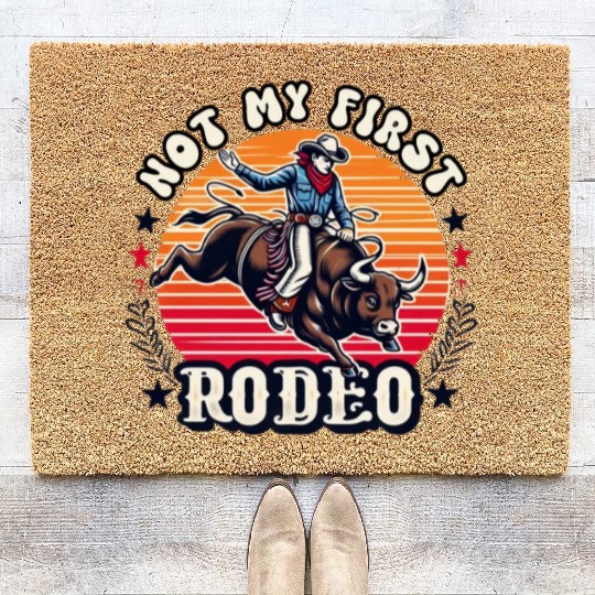 Not My First Rodeo Coir Doormats