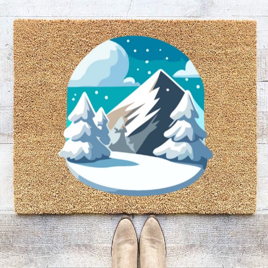 Winter Wonderland Coir Doormats