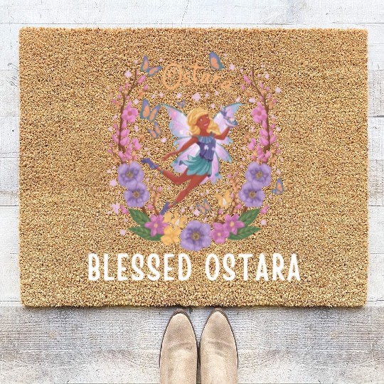 Easter Ostara Eostre - Pagan Witchcraft Spring Coir Doormats