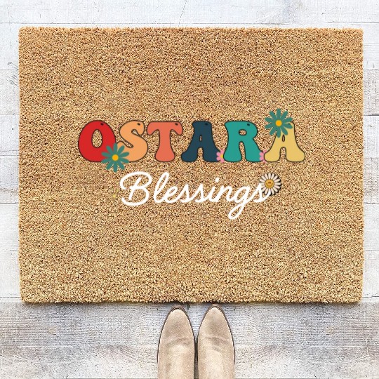 Easter Ostara Eostre - Pagan Witchcraft Spring Coir Doormats