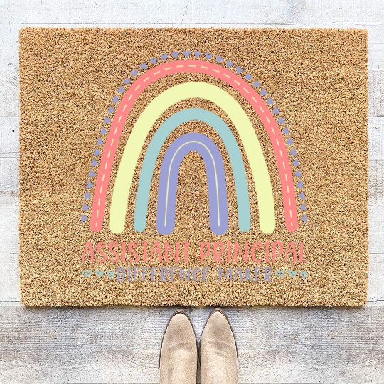 Assistant Principal - Back to school teacher Coir Doormats