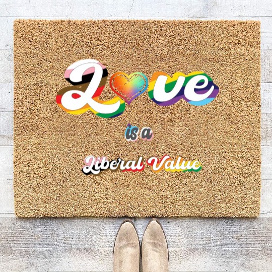 Love is Liberal Value Coir Doormats