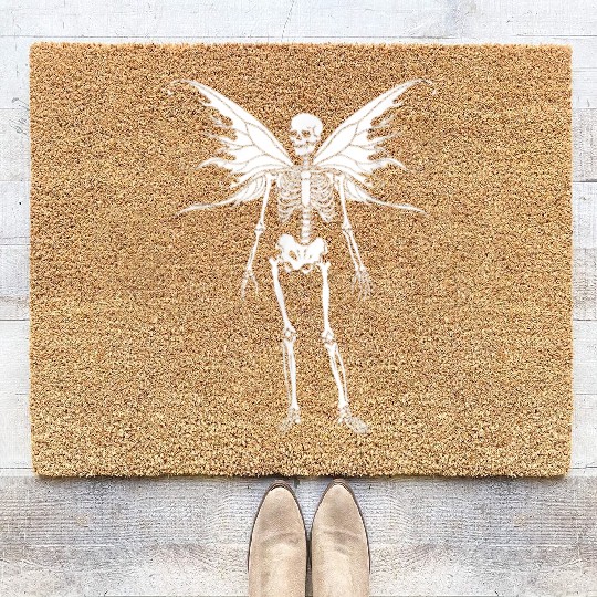 Fairy Grunge Fairycore Aesthetic Skeleton Coir Doormats