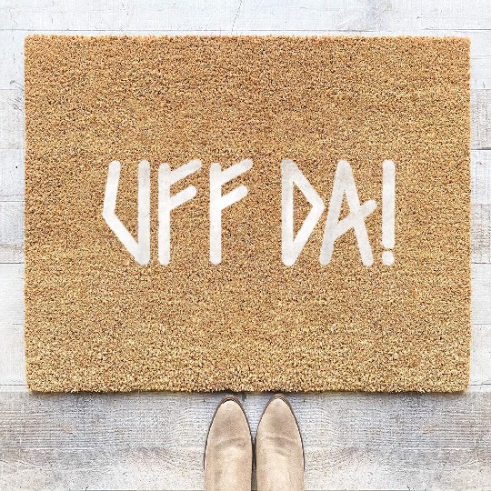 Uff Scandinavian Minnesota Expression Coir Doormats