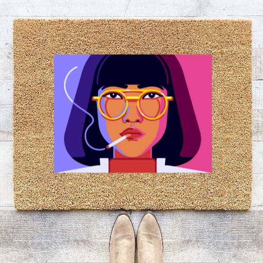 bad girl Coir Doormats