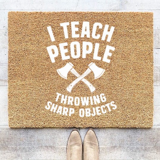 Axe Throwing Enthusiasts Championship Precision Coir Doormats