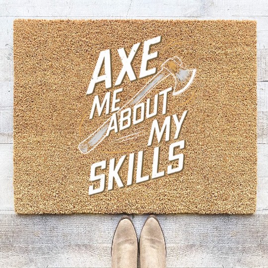 Axe Throwing Enthusiasts Championship Precision Coir Doormats