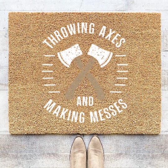 Axe Throwing Enthusiasts Championship Precision Coir Doormats