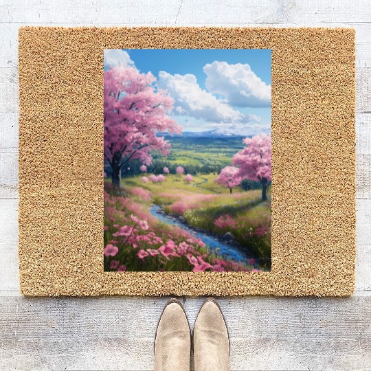 Cherry Blossom Coir Doormats
