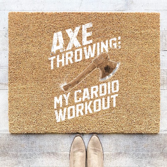 Axe Throwing Enthusiasts Championship Precision Coir Doormats