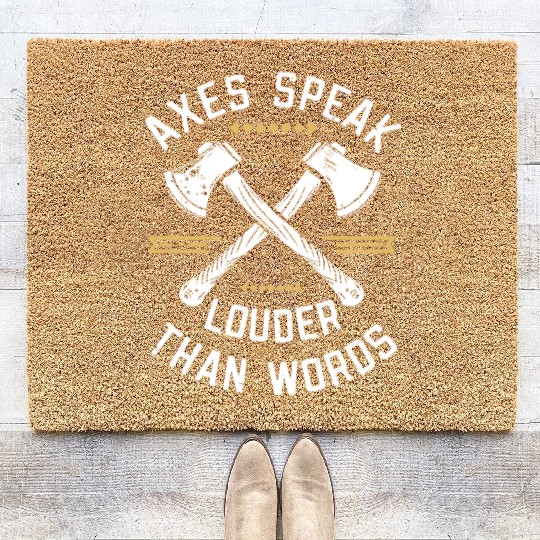 Axe Throwing Enthusiasts Championship Precision Coir Doormats
