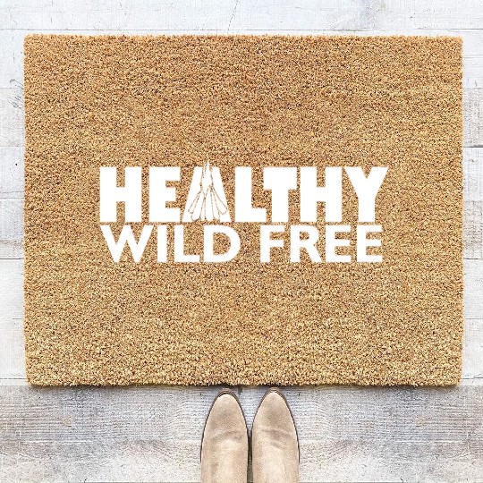 Healthy Wild Free - White Coir Doormats