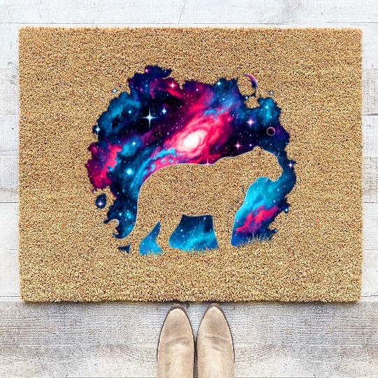 Cool Galaxy Graphic Space Art Coir Doormats