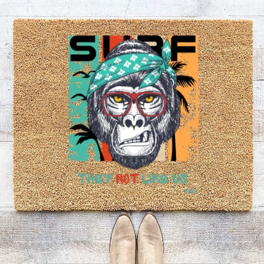 They Not Like Us Design Coir Doormats