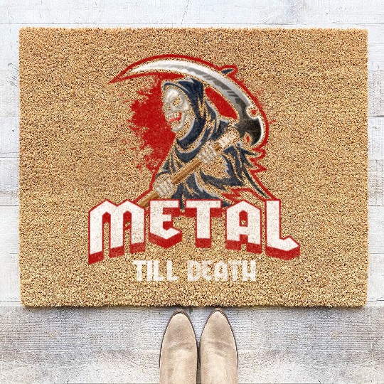 Metal Hard Rock Festival Metalcore Coir Doormats