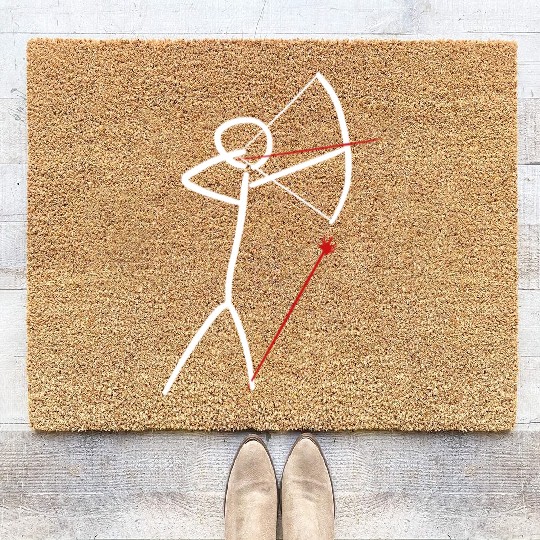 Archery Compound Bow Recurve Bow Coir Doormats