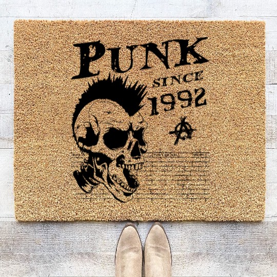 32 Years Old and Still Punk, Punks Not Dead, Punk Coir Doormats