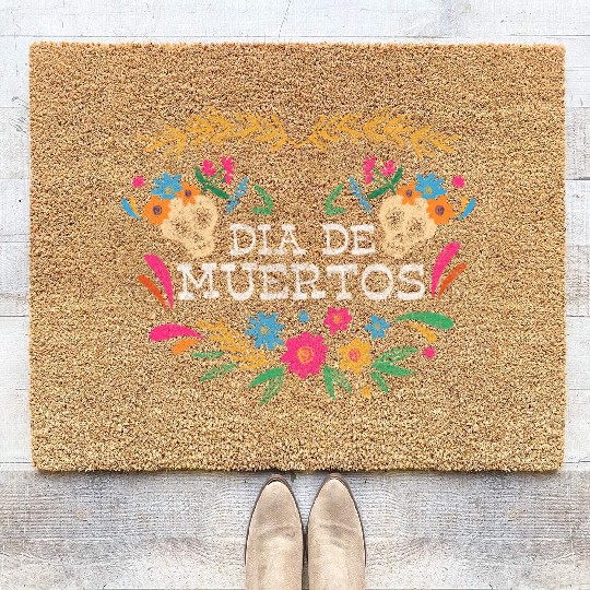 Holiday Death October Commemoration Coir Doormats