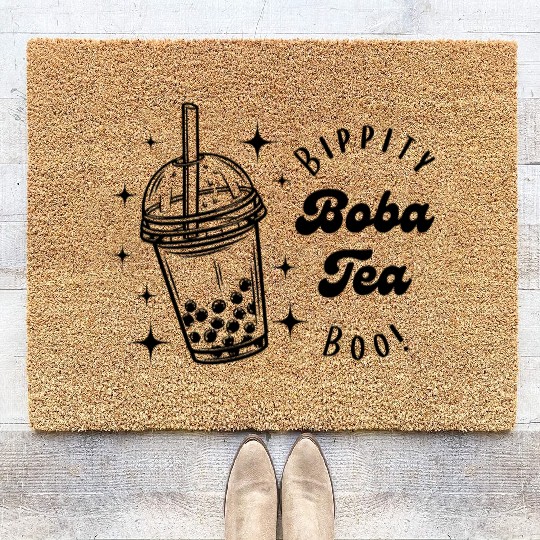 Boba Tea Lover Coir Doormats