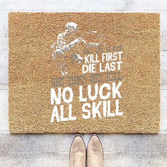 Veteran Design - No Luck All Skill Coir Doormats