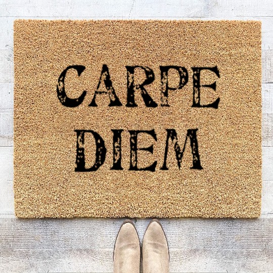 Carpe Diem Coir Doormats