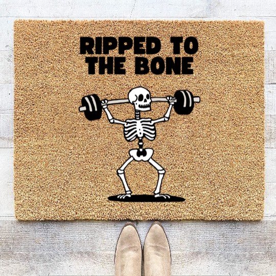 Ripped to the Bone Coir Doormats