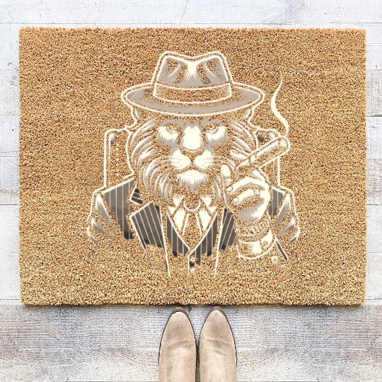 Mobster Gangster Mafia Organized Crime Boss Coir Doormats