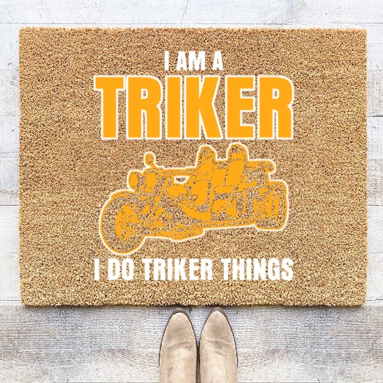 Triker Trike Driver Trikes Motor Trike Coir Doormats