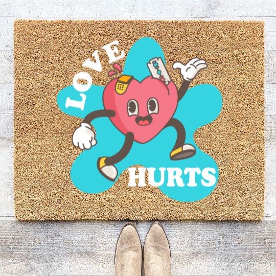love hurts Coir Doormats