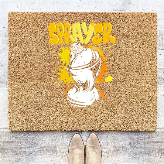 Urban Style Painting Coir Doormats