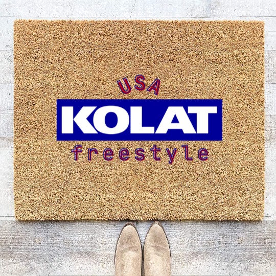 Cary Kolat USA Freestyle Wrestling Coir Doormats