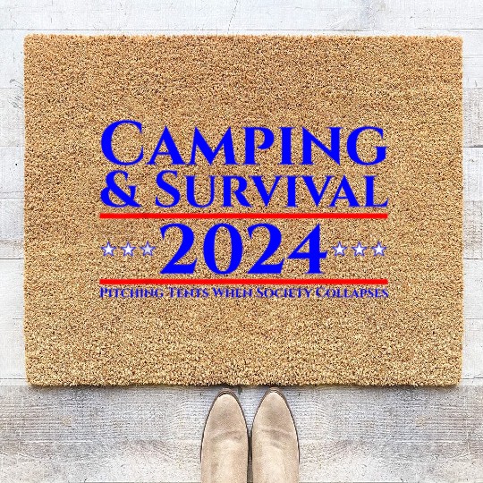 Camping Survival Pitching Tents 2024 Coir Doormats