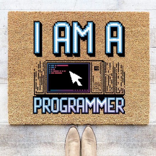 I'm a programmer Coir Doormats