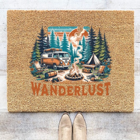 'Wanderlust' Nature Adventure GD Coir Doormats