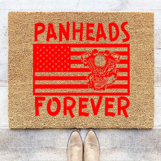 Panheads Forever LIKE US ON FACEBOOK Coir Doormats