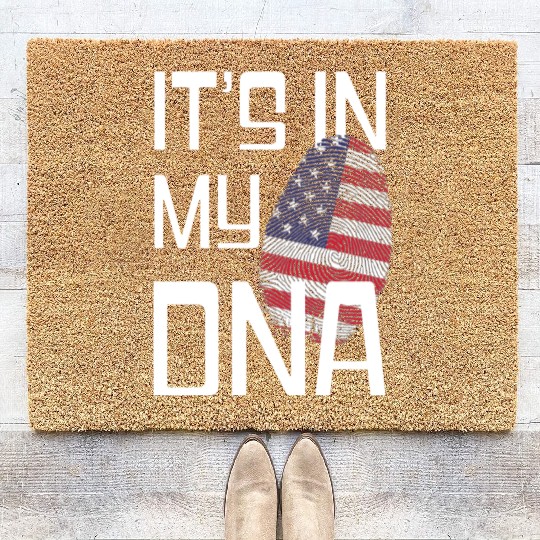 It's in my DNA - Love America Coir Doormats