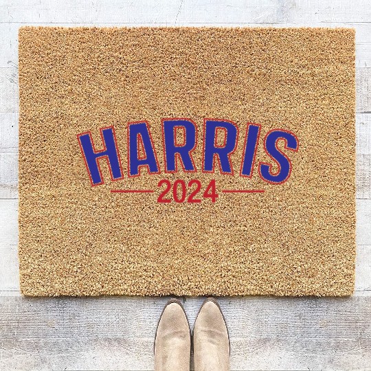 Kamala Harris 2024 for President Vote Tim Walz Coir Doormats