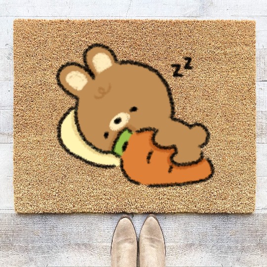 Bunny and Carrot Coir Doormats